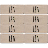 Prénom Léa - 8 stickers de 5x2cm - Sticker/autocollant