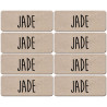 Prénom Jade - 8 stickers de 5x2cm - Sticker/autocollant