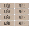 Prénom Adèle - 8 stickers de 5x2cm - Sticker/autocollant