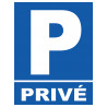 Parking privé classique - 21x27cm - Sticker/autocollant