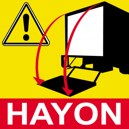 Hayon - 20cm - Sticker/autocollant