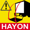 Hayon - 15cm - Sticker/autocollant