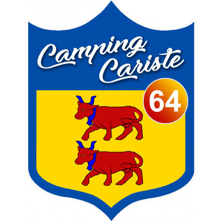 campingcariste Béarnais 64 - 15x20cm - Sticker/autocollant