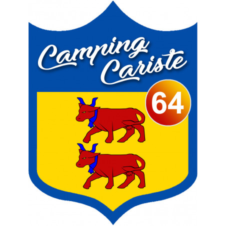 campingcariste Béarnais 64 - 15x20cm - Sticker/autocollant