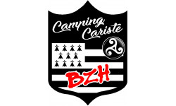 campingcariste BZH - 15x11.2cm - Sticker/autocollant