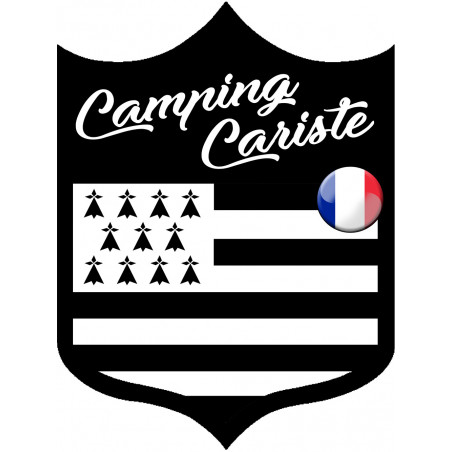 Campingcariste Bretagne - 20x15cm - Sticker/autocollant