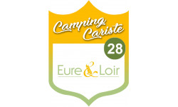 Campingcariste l'Eure et Loir 28 - 20x15cm - Sticker/autocollant