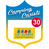 Campingcariste le Gard 30 - 20x15cm - Sticker/autocollant