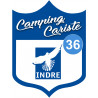 campingcariste Indre 36 - 20x15cm - Sticker/autocollant