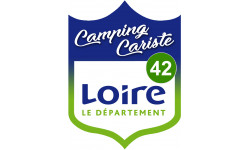 campingcariste Loire 42 - 10x7.5cm - Sticker/autocollant