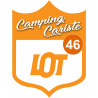 campingcariste Lot 46 - 10x7.5cm - Sticker/autocollant