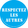 Respectez les autres - 5cm - Sticker/autocollant