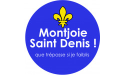 Montjoie Saint Denis - 5cm - Sticker/autocollant