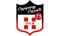 campingcariste Savoie 73 - 10x7.5cm - Sticker/autocollant