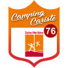 campingcariste Seine Maritime 76 - 20x15cm - Sticker/autocollant