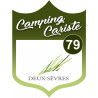 campingcariste Deux-sèvres 79 - 10x7.5cm - Sticker/autocollant