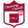 campingcariste Somme 80 - 15x11.2cm - Sticker/autocollant