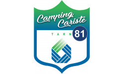 Campingcariste Tarn 81 - 10x7.5cm - Sticker/autocollant