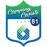 Campingcariste Tarn 81 - 10x7.5cm - Sticker/autocollant