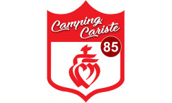 Campingcariste Vendée 85 - 10x7.5cm - Sticker/autocollant