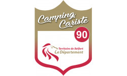 campingcariste Territoire de Belfort 90 - 20x15cm - Sticker/autocollant