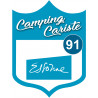 Campingcariste Essonne 91 - 10x7.5cm - Sticker/autocollant