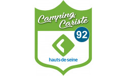 Campingcariste Hauts de Seine 92 - 10x7.5cm - Sticker/autocollant