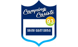 Campingcariste Seine Saint Denis 93 - 10x7.5cm - Sticker/autocollant