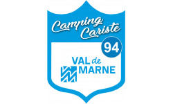 Campingcariste Val de Marne 94 - 10x7.5cm - Sticker/autocollant