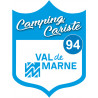 Campingcariste Val de Marne 94 - 15x11.2cm - Sticker/autocollant