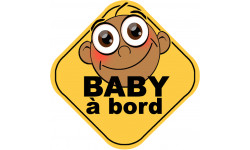 Baby à bord méditerranéen - 10cm - Sticker/autocollant