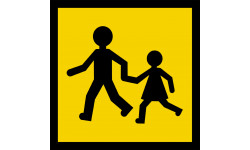 transport d'enfants - 15 cm - Sticker/autocollant