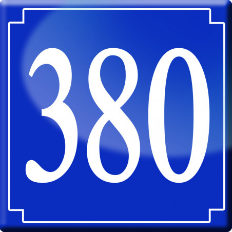 numéroderue380 classique - 10cm - Sticker/autocollant