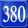 numéroderue380 classique - 10cm - Sticker/autocollant