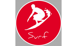 Surf-riding - 5cm - Sticker/autocollant