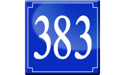 numéroderue383 classique - 10cm - Sticker/autocollant