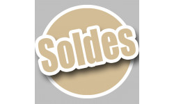 solde couleur imitation OR - 15cm - Sticker/autocollant