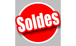 solde Rouge - 15cm - Sticker/autocollant