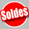 solde Rouge - 15cm - Sticker/autocollant