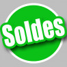 solde VERT - 10cm - Sticker/autocollant