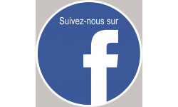 Facebook - 5cm - Sticker/autocollant