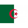 Drapeau Algérie - 5x3.3cm - Sticker/autocollant