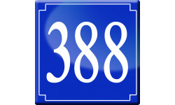 numéroderue388 classique - 10cm - Sticker/autocollant