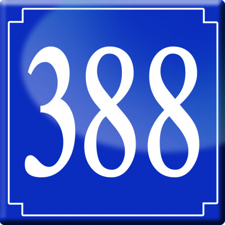 numéroderue388 classique - 10cm - Sticker/autocollant