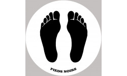 sticker / autocollant : Pieds noirs  - 5cm - Sticker/autocollant