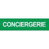 CONCIERGERIE VERT - 29x7cm - Sticker/autocollant