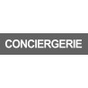 CONCIERGERIE GRIS - 29x7cm - Sticker/autocollant