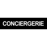 CONCIERGERIE NOIR - 15x3.5cm - Sticker/autocollant