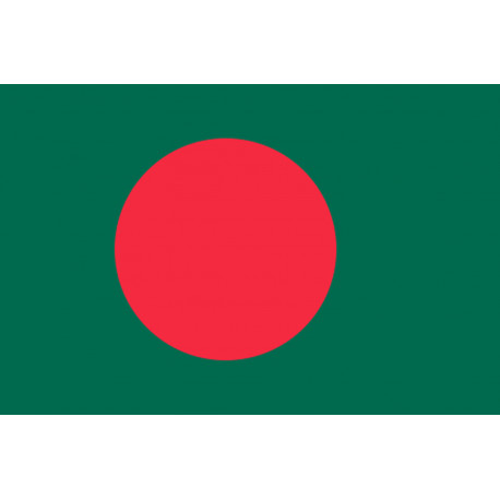 Drapeau Bangladesh - 5x3.3cm - Sticker/autocollant