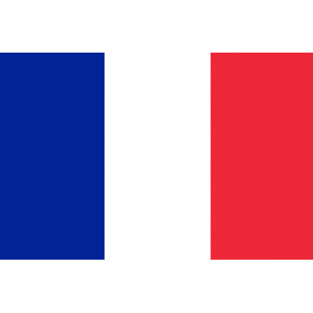 Drapeau France - 5x3.3cm - Sticker/autocollant